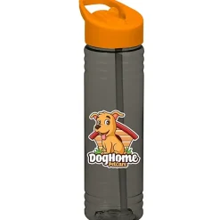 Halcyon Water Bottle with Flip Straw Lid - 24 oz - Full Color