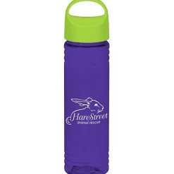 Halcyon Water Bottle with Oval Crest Lid - 24 oz