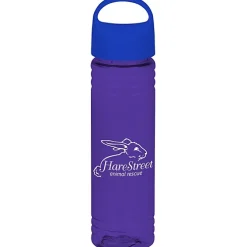 Halcyon Water Bottle with Oval Crest Lid - 24 oz