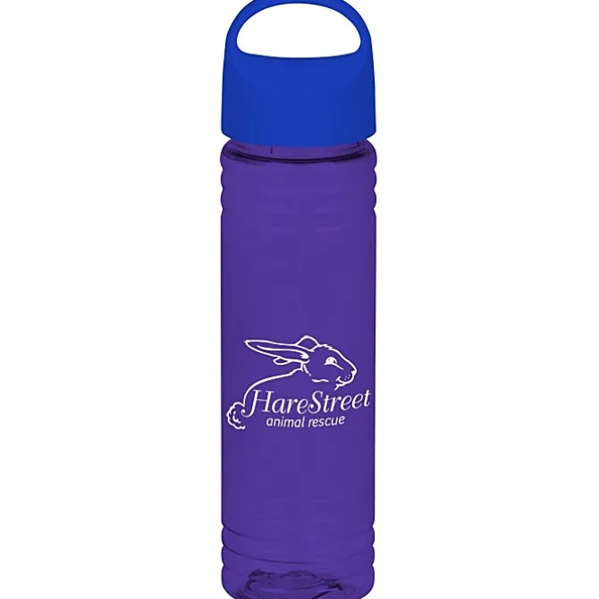 Halcyon Water Bottle with Oval Crest Lid - 24 oz