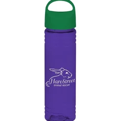 Halcyon Water Bottle with Oval Crest Lid - 24 oz