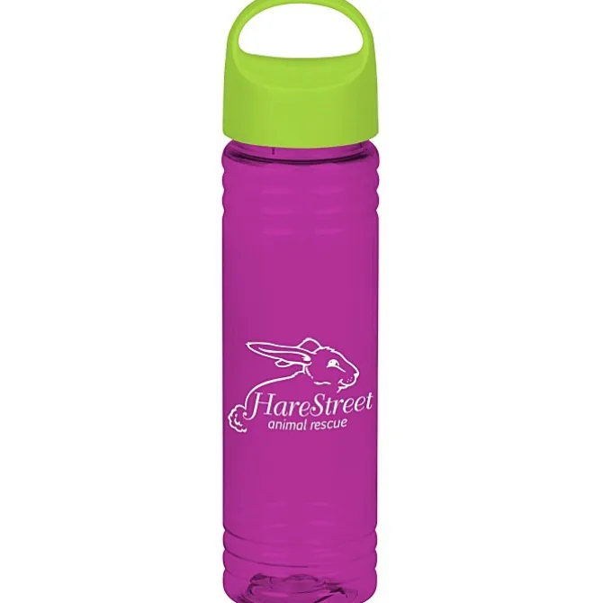 Halcyon Water Bottle with Oval Crest Lid - 24 oz