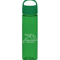 Halcyon Water Bottle with Oval Crest Lid - 24 oz