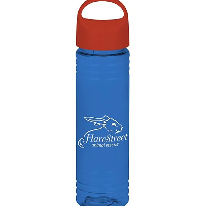 Halcyon Water Bottle with Oval Crest Lid - 24 oz