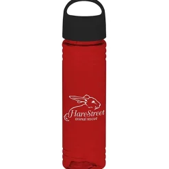 Halcyon Water Bottle with Oval Crest Lid - 24 oz