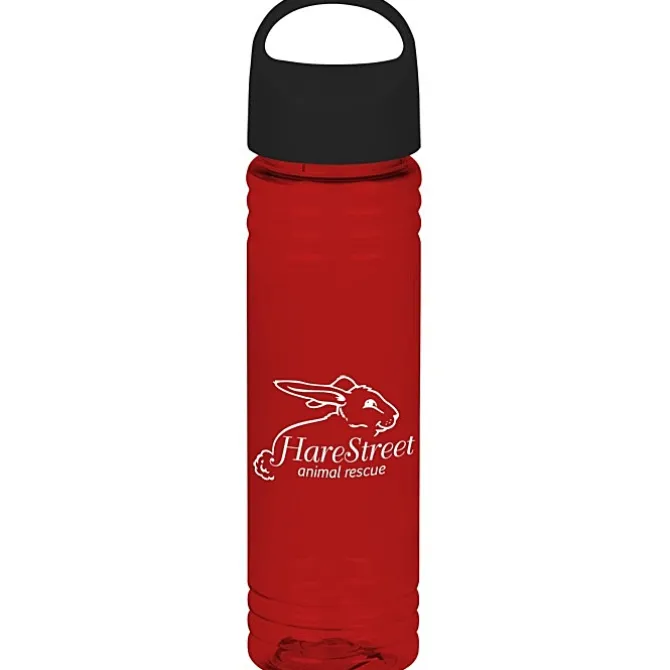 Halcyon Water Bottle with Oval Crest Lid - 24 oz
