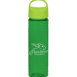 Halcyon Water Bottle with Oval Crest Lid - 24 oz