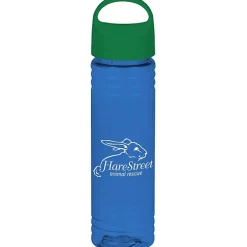 Halcyon Water Bottle with Oval Crest Lid - 24 oz