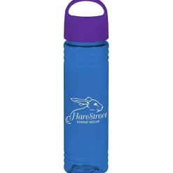 Halcyon Water Bottle with Oval Crest Lid - 24 oz