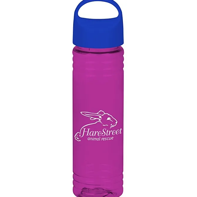 Halcyon Water Bottle with Oval Crest Lid - 24 oz