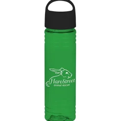 Halcyon Water Bottle with Oval Crest Lid - 24 oz