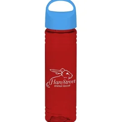 Halcyon Water Bottle with Oval Crest Lid - 24 oz