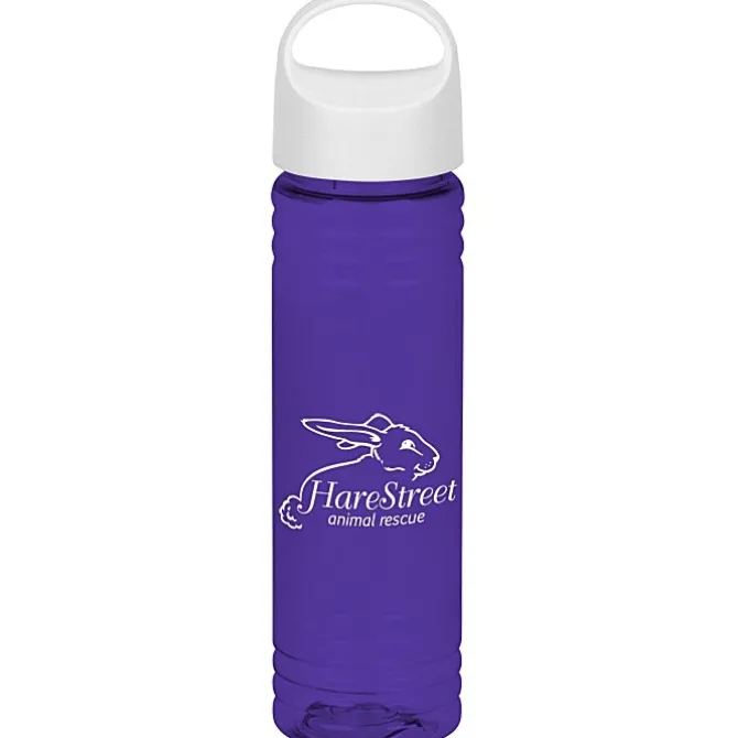 Halcyon Water Bottle with Oval Crest Lid - 24 oz
