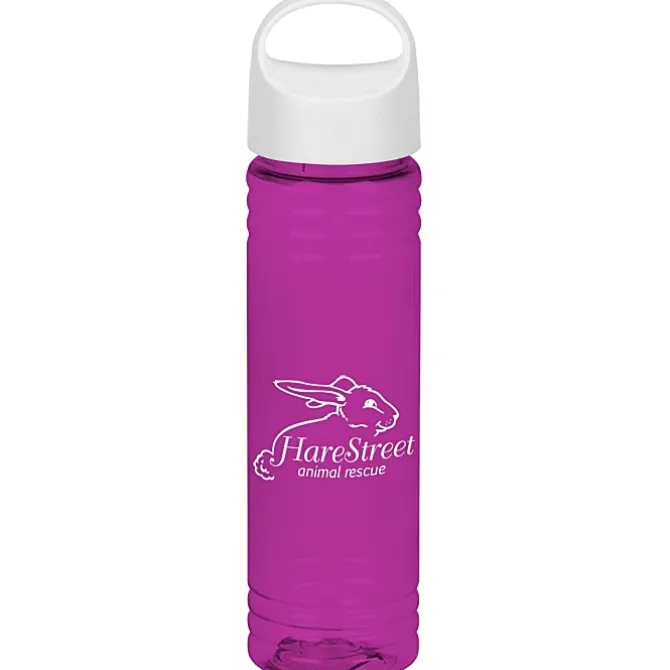 Halcyon Water Bottle with Oval Crest Lid - 24 oz