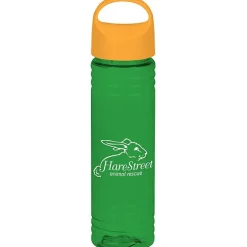 Halcyon Water Bottle with Oval Crest Lid - 24 oz