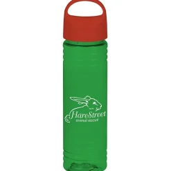 Halcyon Water Bottle with Oval Crest Lid - 24 oz