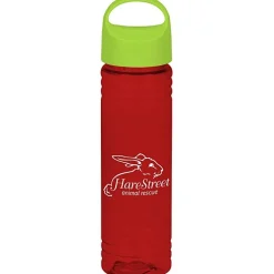 Halcyon Water Bottle with Oval Crest Lid - 24 oz