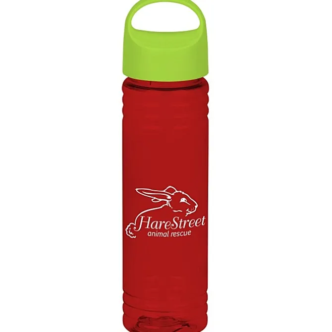 Halcyon Water Bottle with Oval Crest Lid - 24 oz