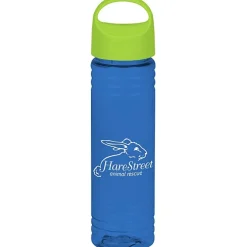 Halcyon Water Bottle with Oval Crest Lid - 24 oz