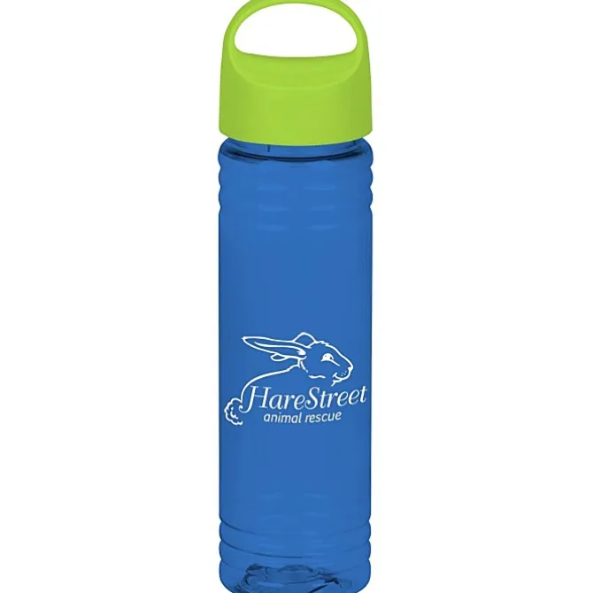 Halcyon Water Bottle with Oval Crest Lid - 24 oz