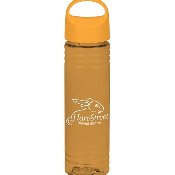 Halcyon Water Bottle with Oval Crest Lid - 24 oz