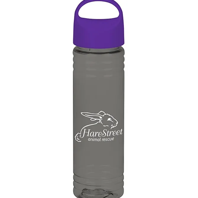 Halcyon Water Bottle with Oval Crest Lid - 24 oz