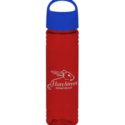 Halcyon Water Bottle with Oval Crest Lid - 24 oz
