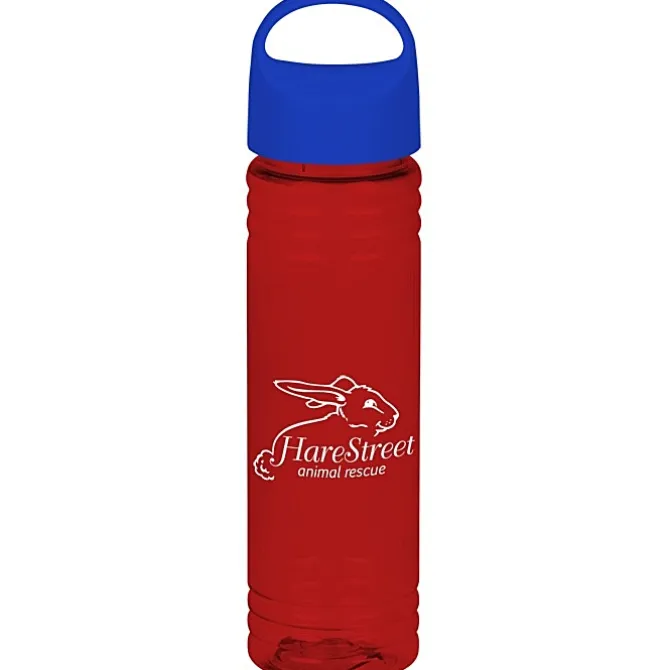Halcyon Water Bottle with Oval Crest Lid - 24 oz