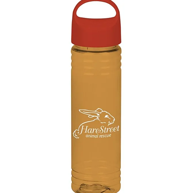 Halcyon Water Bottle with Oval Crest Lid - 24 oz