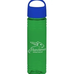 Halcyon Water Bottle with Oval Crest Lid - 24 oz