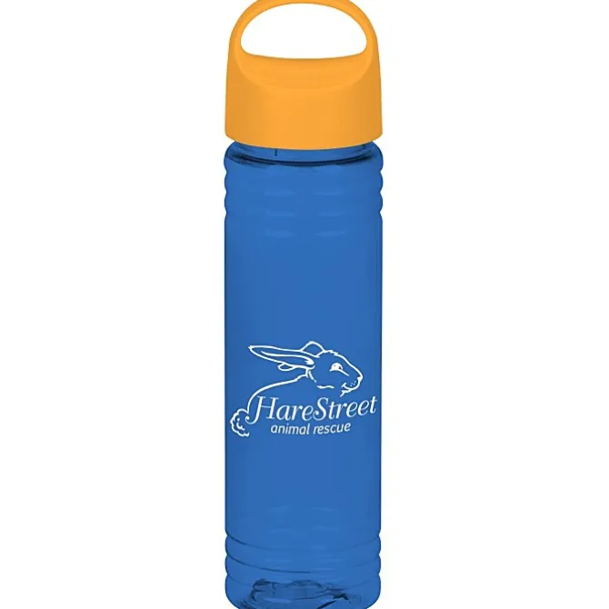 Halcyon Water Bottle with Oval Crest Lid - 24 oz
