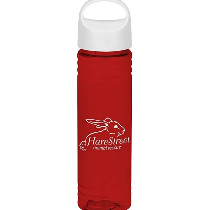 Halcyon Water Bottle with Oval Crest Lid - 24 oz