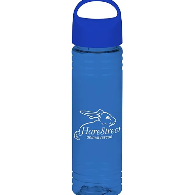 Halcyon Water Bottle with Oval Crest Lid - 24 oz
