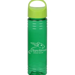 Halcyon Water Bottle with Oval Crest Lid - 24 oz