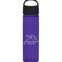 Halcyon Water Bottle with Oval Crest Lid - 24 oz