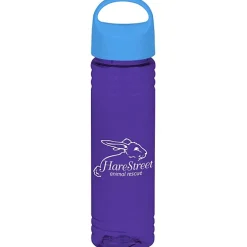 Halcyon Water Bottle with Oval Crest Lid - 24 oz