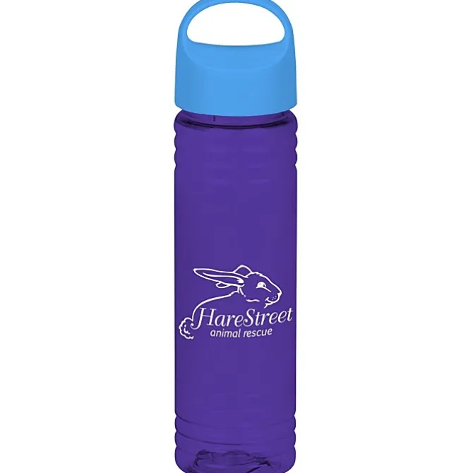 Halcyon Water Bottle with Oval Crest Lid - 24 oz