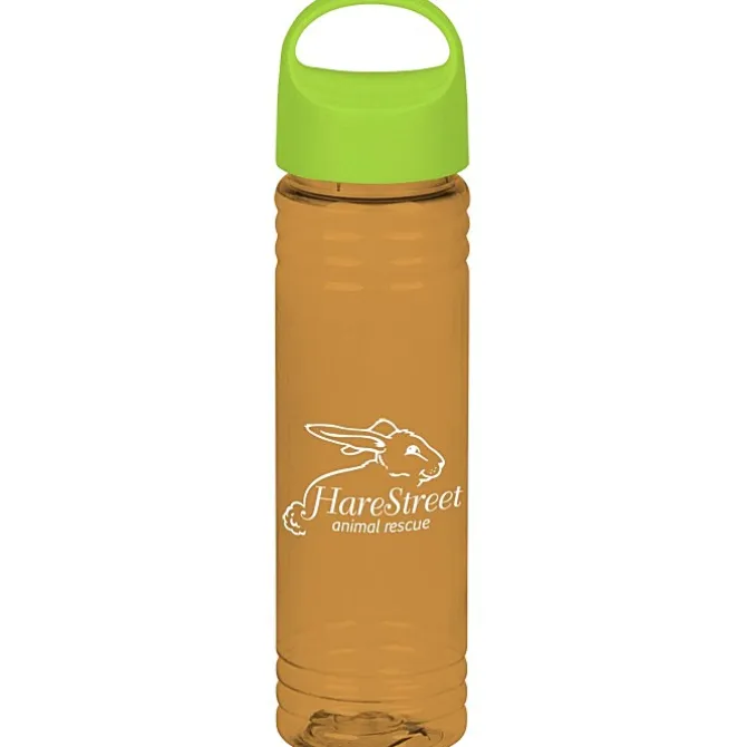 Halcyon Water Bottle with Oval Crest Lid - 24 oz