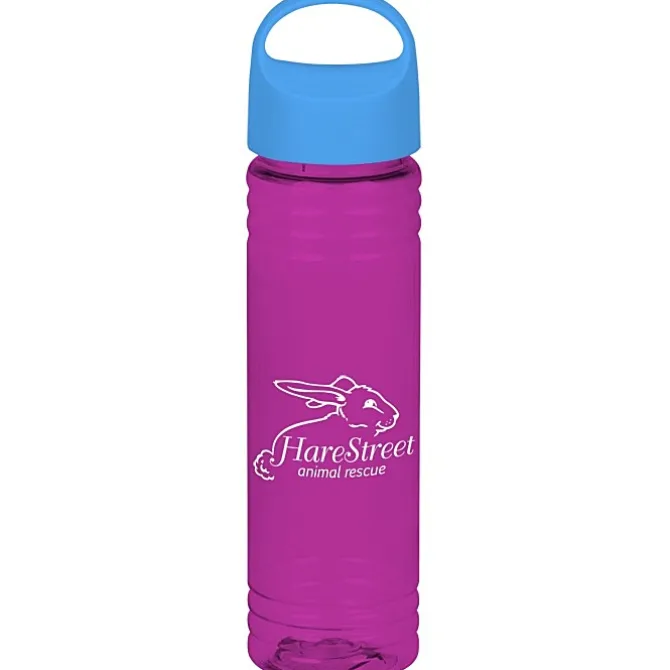 Halcyon Water Bottle with Oval Crest Lid - 24 oz