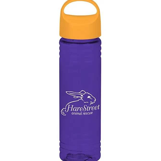Halcyon Water Bottle with Oval Crest Lid - 24 oz