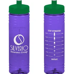 Halcyon Water Bottle with Stay Hydrated Graphics - 24 oz