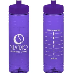 Halcyon Water Bottle with Stay Hydrated Graphics - 24 oz