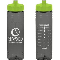 Halcyon Water Bottle with Stay Hydrated Graphics - 24 oz