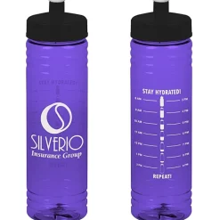 Halcyon Water Bottle with Stay Hydrated Graphics - 24 oz