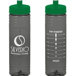 Halcyon Water Bottle with Stay Hydrated Graphics - 24 oz