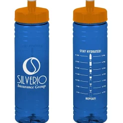 Halcyon Water Bottle with Stay Hydrated Graphics - 24 oz
