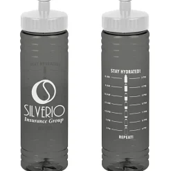 Halcyon Water Bottle with Stay Hydrated Graphics - 24 oz