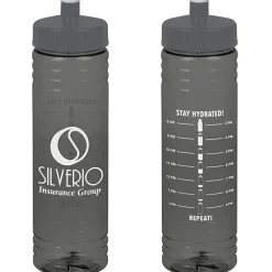 Halcyon Water Bottle with Stay Hydrated Graphics - 24 oz