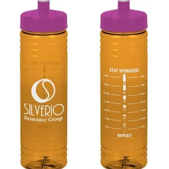 Halcyon Water Bottle with Stay Hydrated Graphics - 24 oz