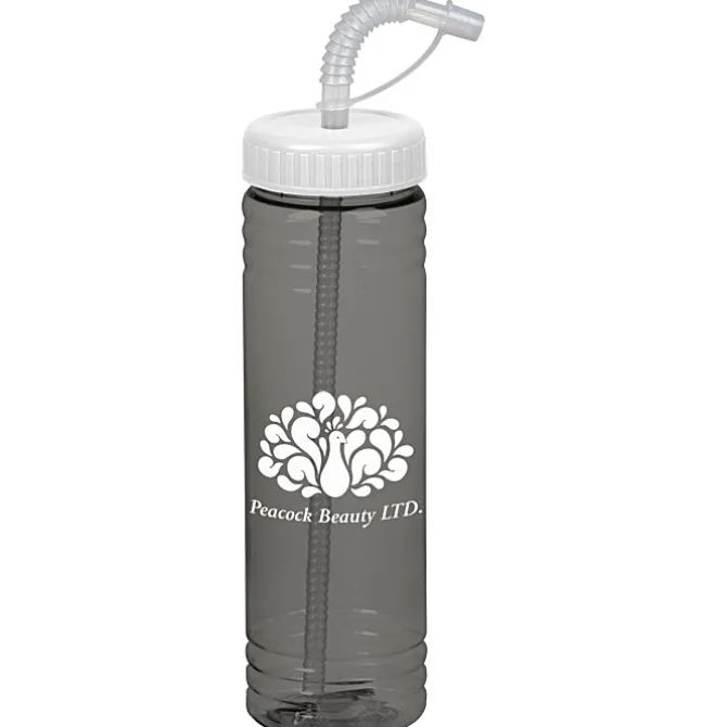 Halcyon Water Bottle with Straw Lid - 24 oz